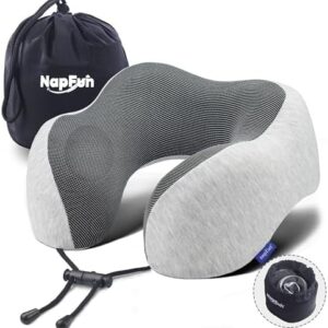 napfun Neck Pillow for Traveling, Upgraded Travel …