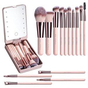 BS-MALL Travel Makeup Brush Set Foundation Powder …