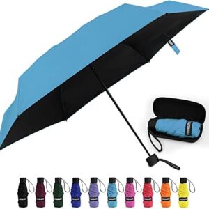 Yoobure Small Mini Umbrella with Case Light Compac…