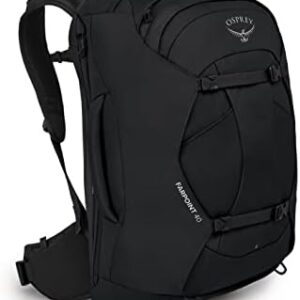 Osprey Farpoint 40L Men’s Travel Backpack, Black