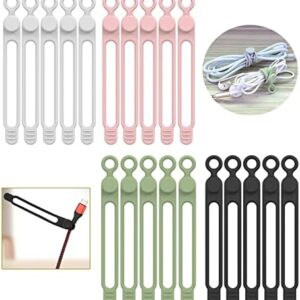 [20Park]UMUST Silicone Cable Ties,Reusable Cable M…