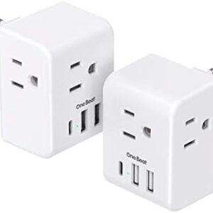 2 Pack European Travel Plug Adapter, International…