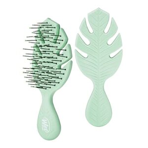 Wet Brush Go Green Mini Detangler, Green – Detangl…