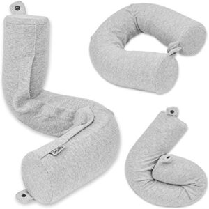 Dot&Dot Twist Memory Foam Travel Pillow for Airpla…