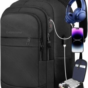 Lapsouno Travel Backpack, Large Carry on Backpack,…