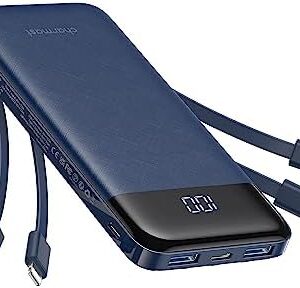 Portable Charger with Built in Cables, Portable Ch…